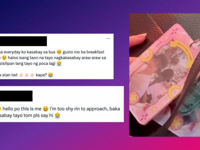 Filipino Carat invites co-fan from daily bus rides to coffee, draws attention online