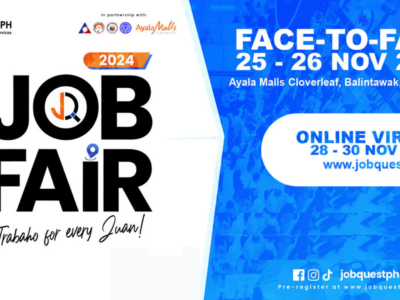 Don’t miss out your last chance to apply for a job with JobQuestPH final job fair for 2024