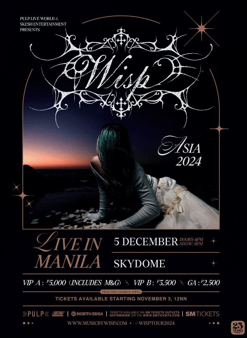 American Shoegaze Phenomenon WISP to enchant Manila audiences: WISP LIVE IN MANILA on December 5, 2024, at Skydome, SM North EDSA