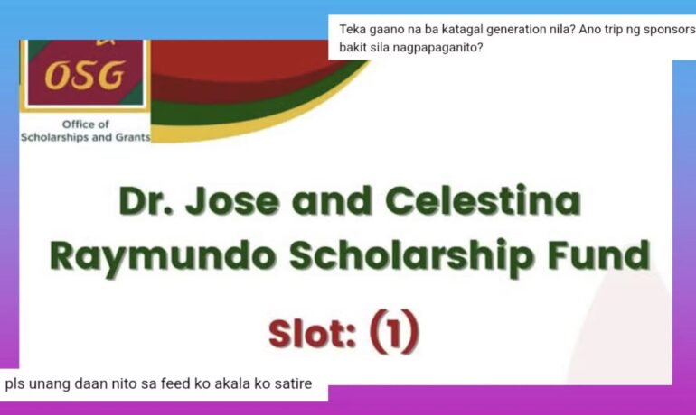 ‘Looking for the missing descendant’ Filipinos poke fun at a scholarship opportunity offered at the University of the Philippines (1)