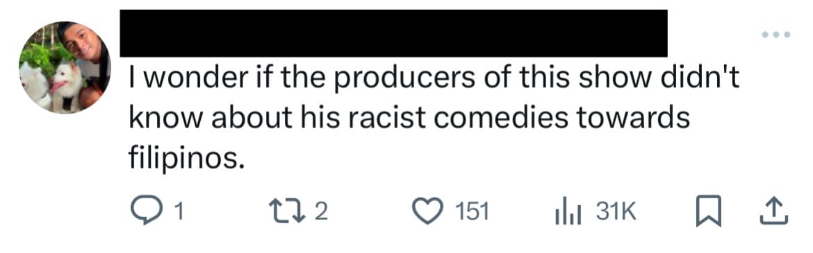 tweet about racism issue