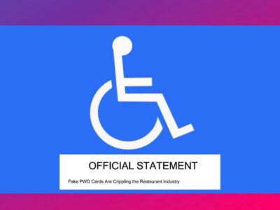 ‘Restaurant Owners of the Philippines’ calls out ‘proliferation and misuse’ of fake PWD IDs