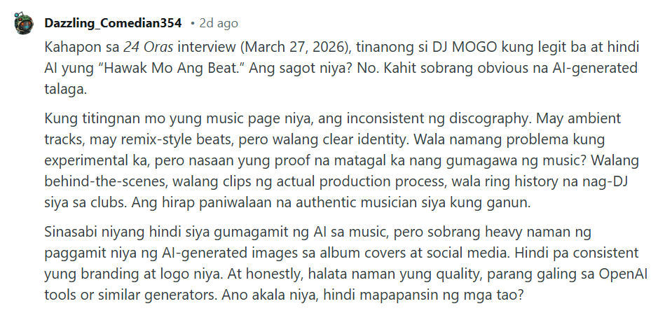 ‘Hawak mo ang Beat’ AI
