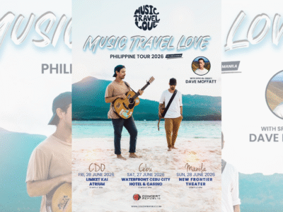 Dave Moffatt is joining Music Travel Love on their Philippine tour this June
