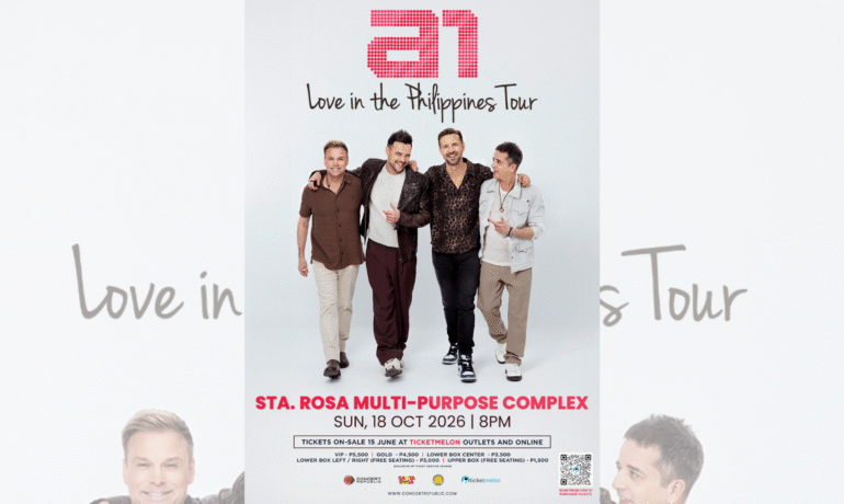 A1 Love in the Philippines Tour 2026