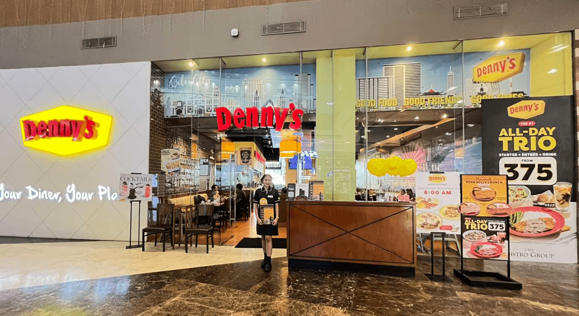 Denny's Robinsons Galleria Cebu is now open 24/7 starting July 1