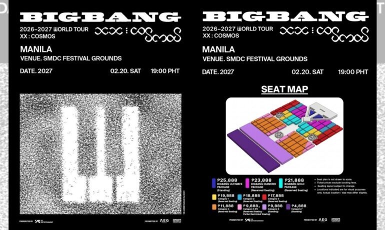 BIGBANG to perform at SMDC Festival Grounds in Manila for 20th anniversary world tour